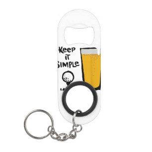 Keep It Simples Funny Golf Beer Keychain Bottle Opener