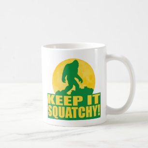 KEEP IT SQUATCHY! Special BARK AT THE MOON edition Coffee Mug