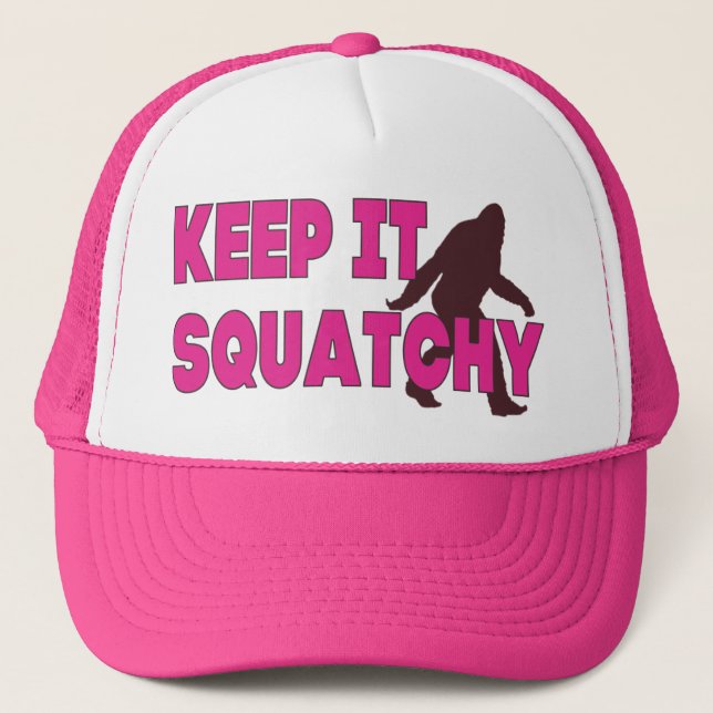 Keep It Squatchy Trucker Hat (Front)
