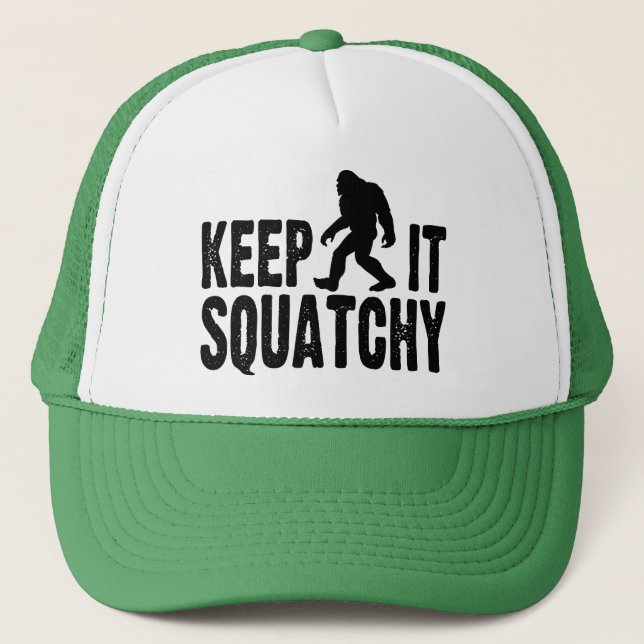 Keep It Squatchy Trucker Hat (Front)