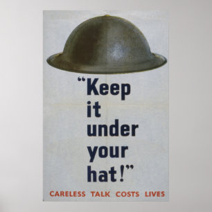 Keep It Under Your Hat, 1944-1945 Poster