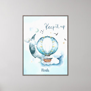 Keep it up Ship in the Ocean Customizable Canvas Print