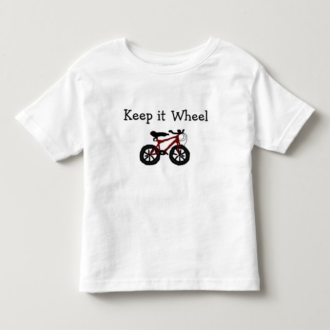 Keep-it-Wheel Toddler Bike Tee (Front)