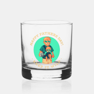 Keep It Wild – Werewolf Dad Father’s Day Whiskey Glass