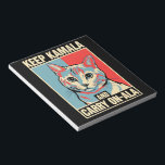 Keep Kamala and Carry On-A-La LA Kamala Harris Notepad<br><div class="desc">Keep Kamala and Carry On-A-La LA Kamala Harris</div>