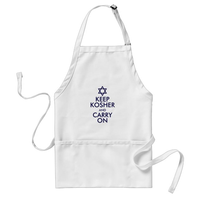 Keep Kosher and Carry On Standard Apron (Front)