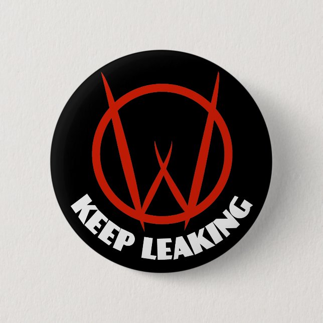 Keep Leaking 2 Inch Round Button (Front)