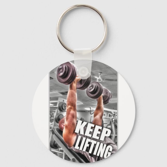 Keep Lifting Keychain (Front)