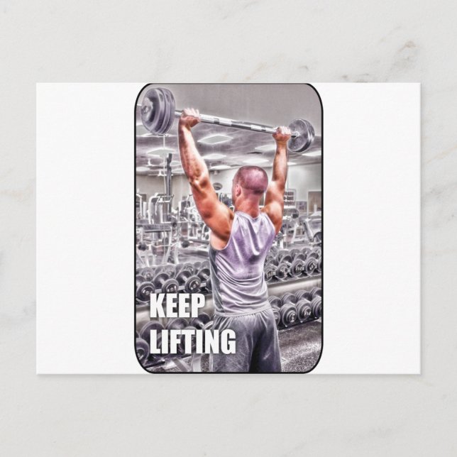 Keep Lifting Postcard (Front)