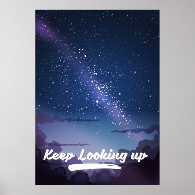 keep looking up poster (Front)
