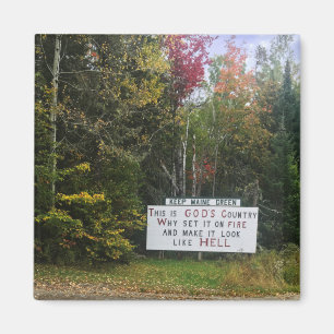 keep maine green magnet