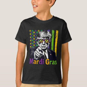 Keep Mardi Gras Great Funny Trump Mardi Gras 2025 T-Shirt
