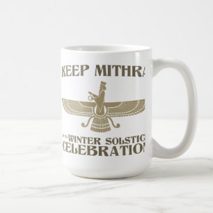 Keep Mithra in the Winter Solstice Celebration Coffee Mug