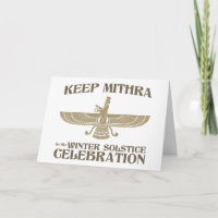 Keep Mithra in the Winter Solstice Celebration