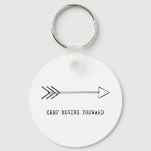 Keep Moving Forward Keychain