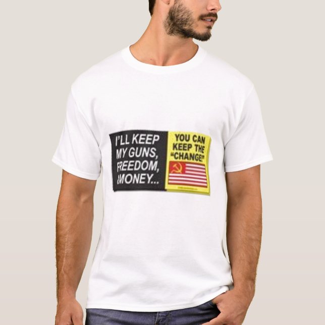 Keep_My_Guns_Large T-Shirt (Front)