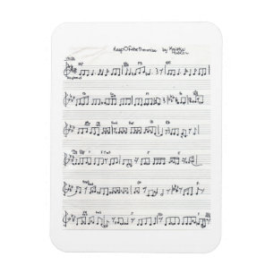 Keep of the Promise Handwritten Sheet Music magnet