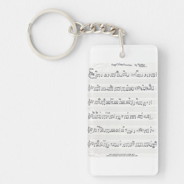 Keep Of The Promise Sheet Music key chain (Front)