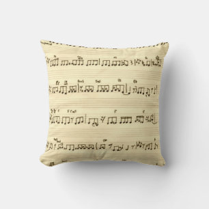 Keep Of The Promise Song Music Staff Sheet Vocal N Throw Pillow