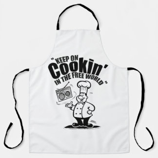 Keep on cookin' in the free world apron