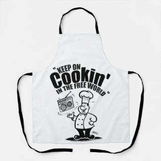 Keep on cookin' in the free world apron