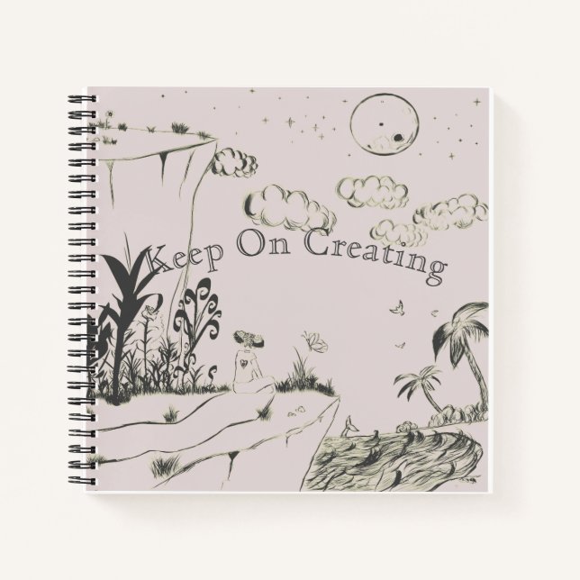 Keep On Creating Sketch Book (Front)