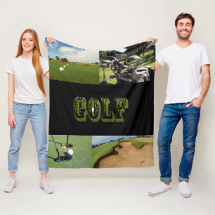 Keep On Golfing, Fleece Blanket