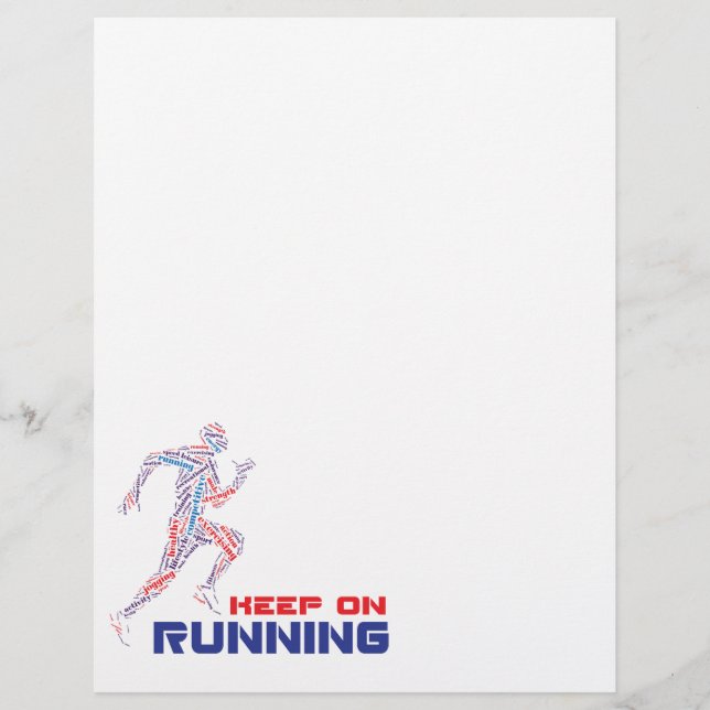 Keep on running flyer (Front)