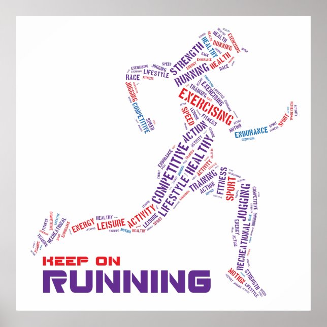 Keep on running poster (Front)
