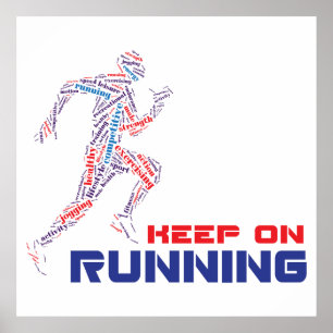 Keep on running poster