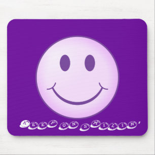 Keep on smilin' mouse pad