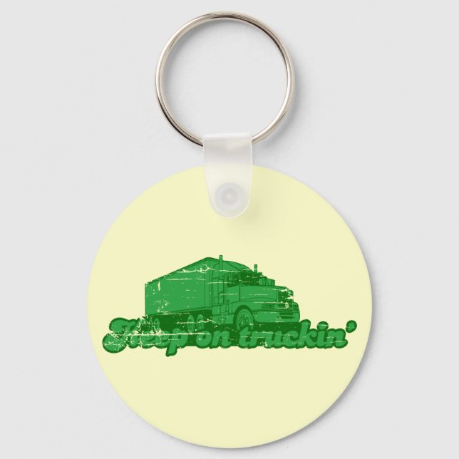 Keep on truckin' Key Chain (Front)