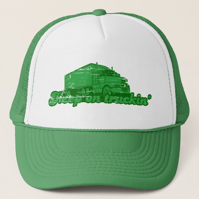 Keep on truckin' Trucker Hat (Front)