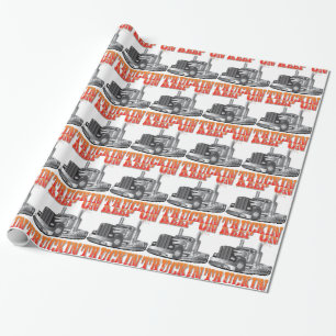 Keep on Truckin Wrapping Paper