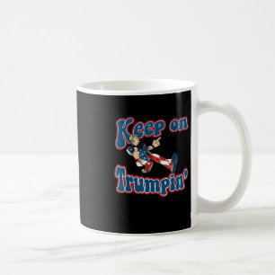 Keep On Trumpin Funny Retro Style Trump Design Coffee Mug