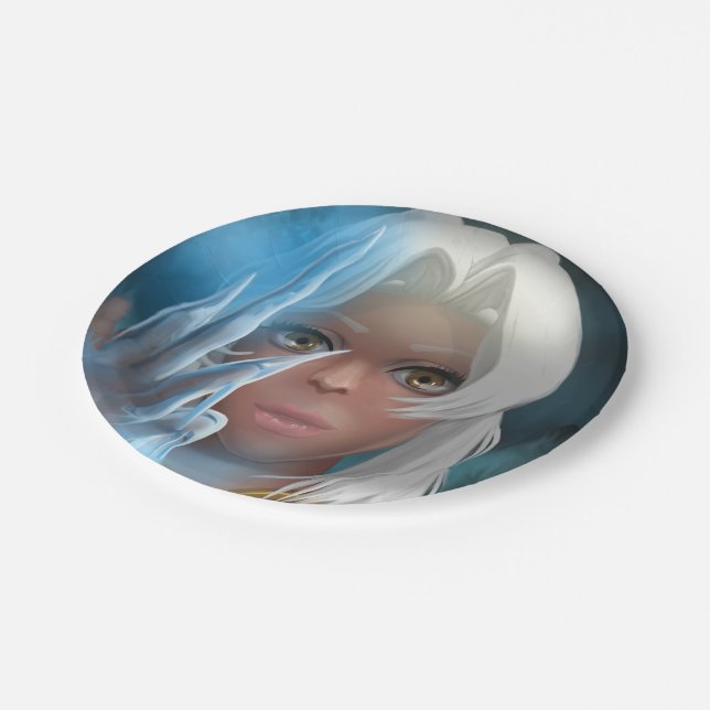 Keep or Create your own design & Text Paper Plate (Angled)