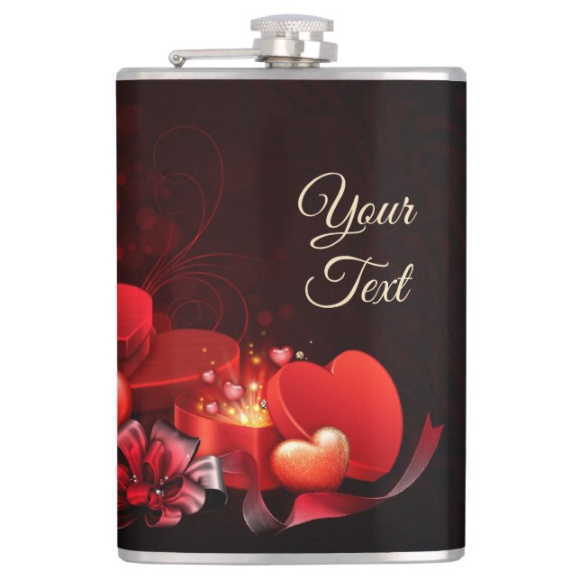 Keep or create your own  Flask, 6 oz. Hip Flask (Front)