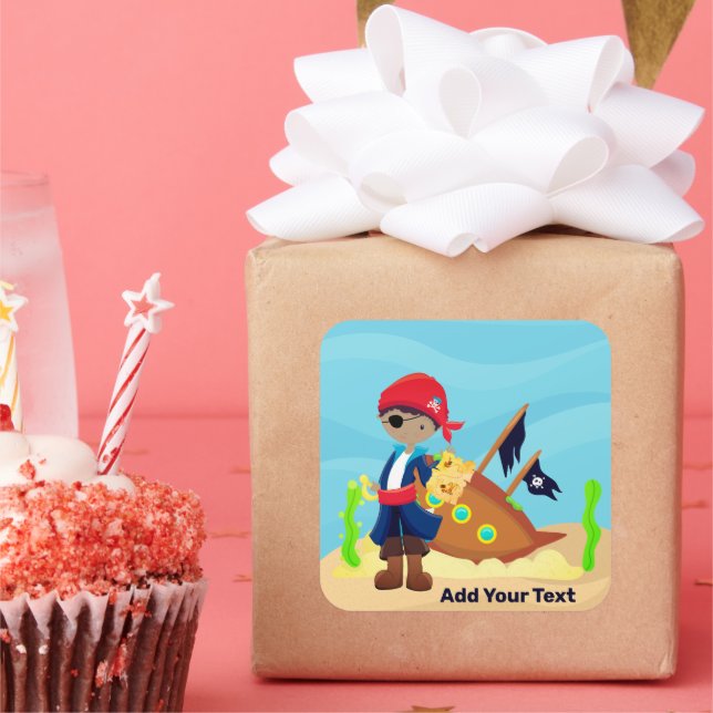 Keep or design your own - button square sticker (Party)