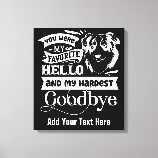 Keep or design your own  canvas print (Front)