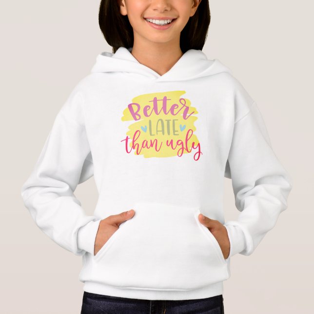 Keep or design your own -Girl's Pullover Hoodie (Front)