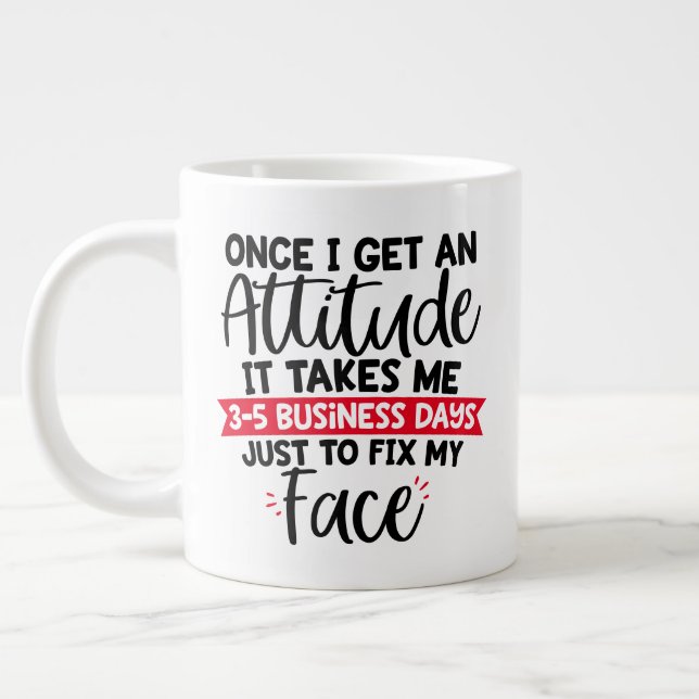 Keep or design your own -mug giant coffee mug (Left)