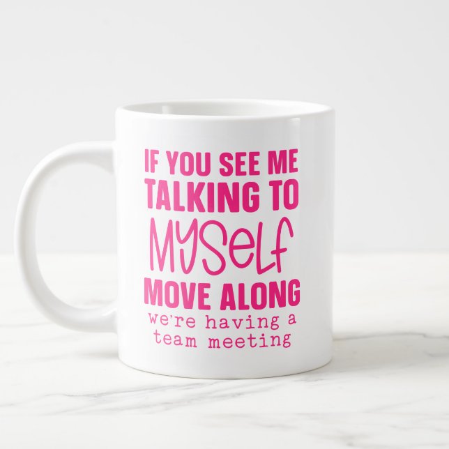 Keep or design your own -mug giant coffee mug (Left)