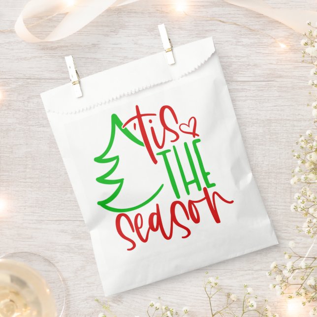 Keep or design your own -White Favour Bags (Clipped)