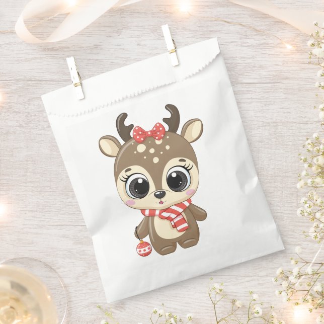 Keep or design your own -White Favour Bags (Clipped)