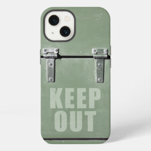 keep out metal door Case-Mate iPhone case