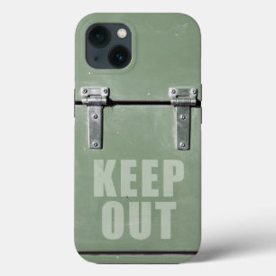 keep out metal door Case-Mate iPhone case