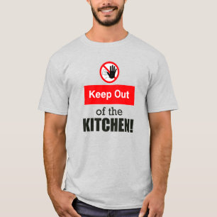 Keep Out of the Kitchen Funny Pickleball Mens T-Shirt
