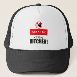 Keep Out of the Kitchen Funny Pickleball Trucker Hat