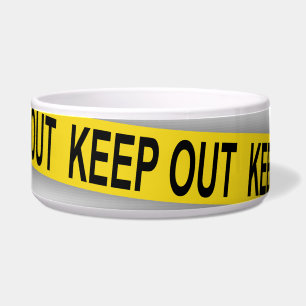 Keep out stay away do not cross police tape 3d