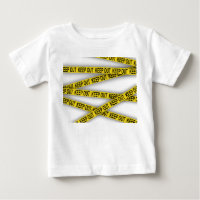 Keep out stay away do not cross police tape 3d